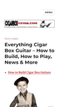 Mobile Screenshot of cigarboxguitar.com